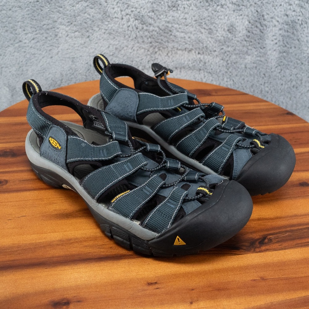 Keen 1001938 Men's Newport H2 Sandals Navy Medium Gray Waterproof - Size 11